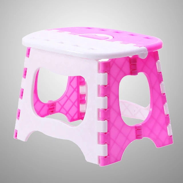 Sgabello passo pieghevole sgabello portatile in plastica per uso bagno