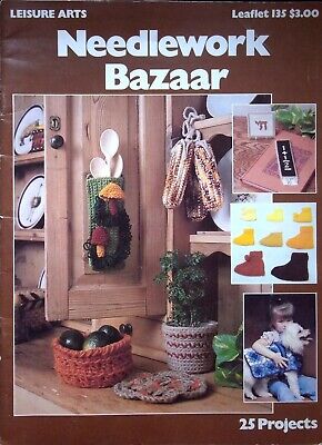 Folleto Bazar 135 De Colección 1978 Leisure Artes Costuras Con 25 Proyectos