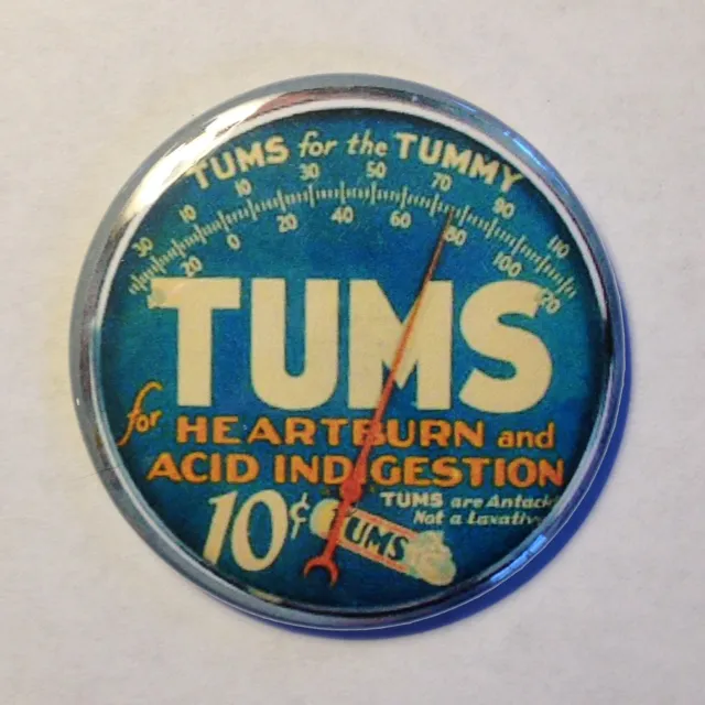 Tums Advertising Pocket Mirror Vintage Style