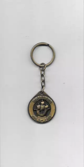 PT1846 - Porte-Clés / Bijou de Sac - Médaille Etiquette Métal Argenté à  Graver