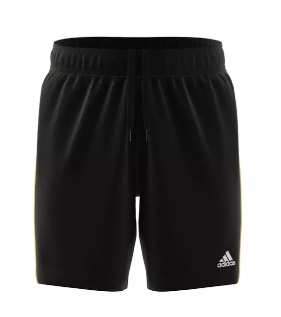 Adidas Herren Shorts Aeroready   Trainingshort schwarz-gelb  Logo   HN85377