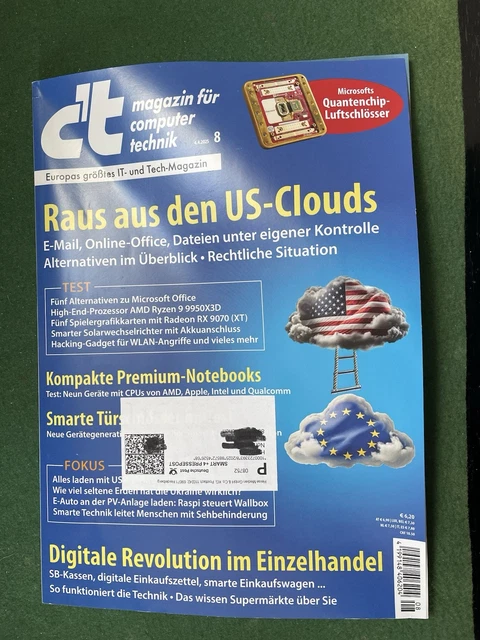 C‘T MAGAZINE FÜR computer technik CT - Jahrgang 2025 EUR 1,20 - PicClick DE