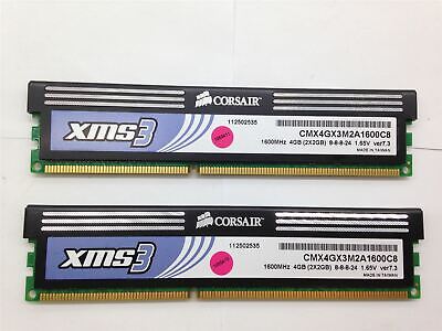 Corsair XMS3 DDR3 4GB (2x2GB) 1600MHz CMX4GX3M2A1600C8 Occasion Testé