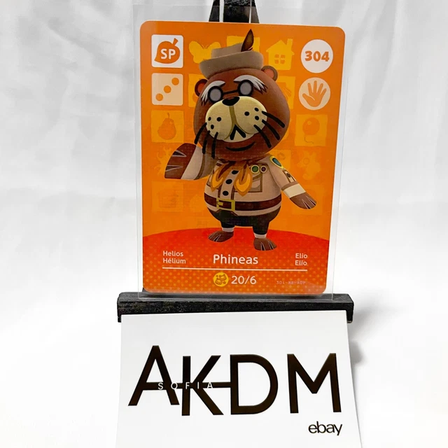 Carte Amiibo Animal Crossing Isaac / Ike (49) – Welcome Amiibo – Near Mint