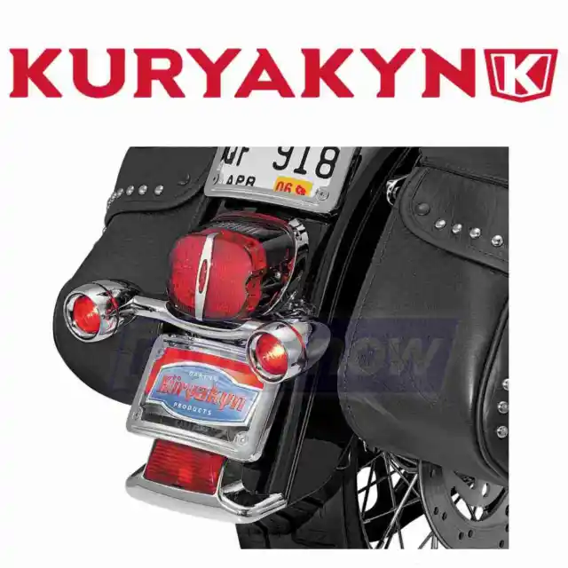 Kuryakyn Bullet Light Rear Turn Signal Bar for 1997-2003 Harley Davidson hm