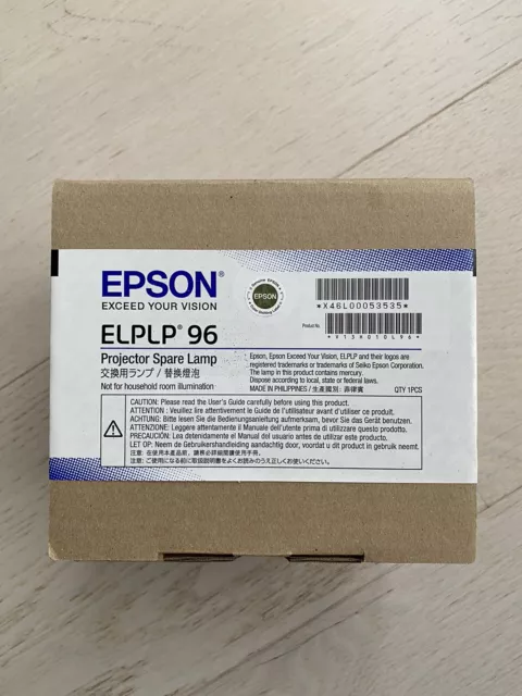 EPSON ELPLP 96 Beamer Ersatzlampe Projector Spare Lamp Original V13H010L96