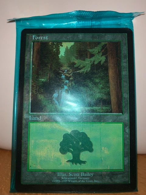 MTG Euro land BLUE pack (New & Sealed) 5 promo lands feat real life EU locations
