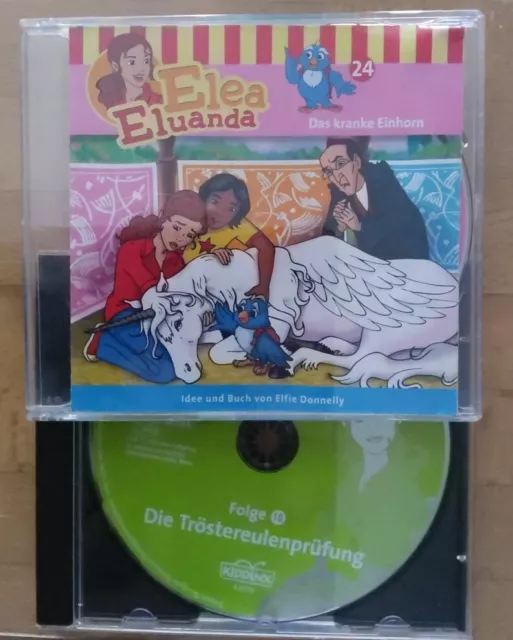 Kinder CD Hörspiel "Elea Eluanda" Das kranke Einhorn & Die Tröstereulenprüfung