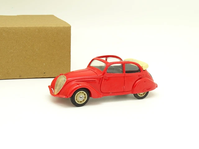 Miniature Peugeot 202 Découvrable Paradcar 1/43 - Gris Bleu, échelle 1:43, Collection