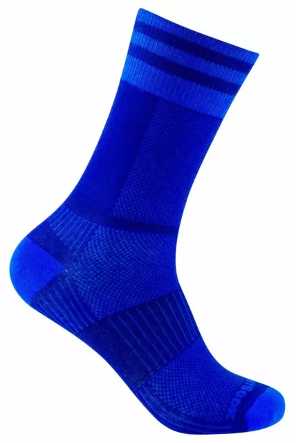 WRIGHTSOCK Profi Sportsocke Coolmesh II anti-blasen- royal blau Socken lang CREW