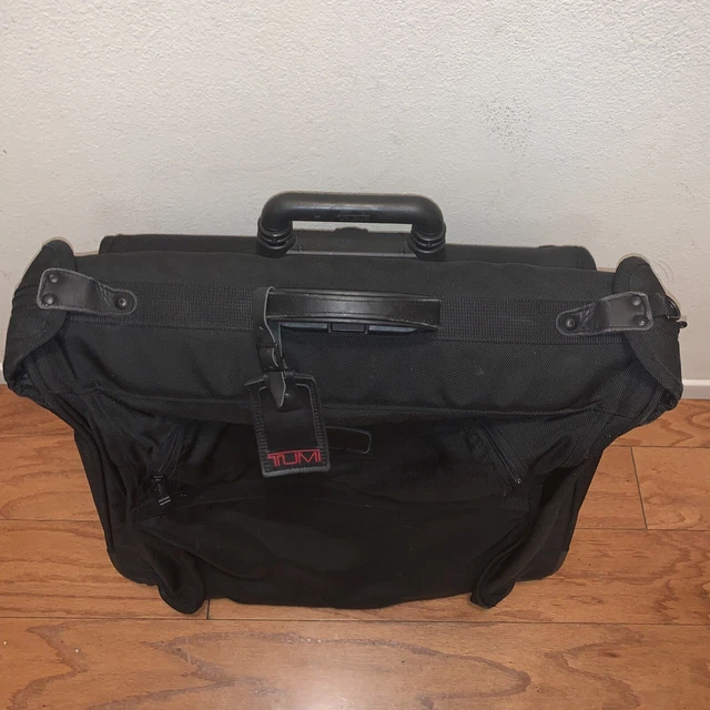 Tumi Black Wheeled Large Bifold Garment Bag Luggage 22” X 22” X 12” 3
