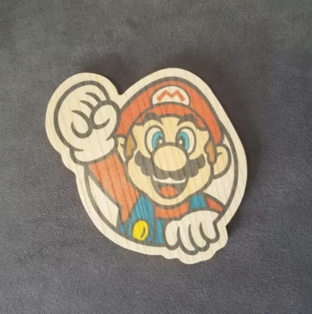 Ensemble de 8 sous bocks en bois "Mario Bross" - Décoration murale - 2