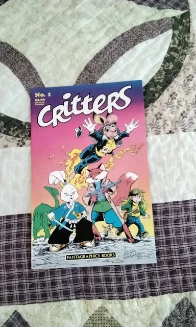 Critters #1 Fantagraphics USAGI YOJIMBO Appearance Sakai Cover & Art NM