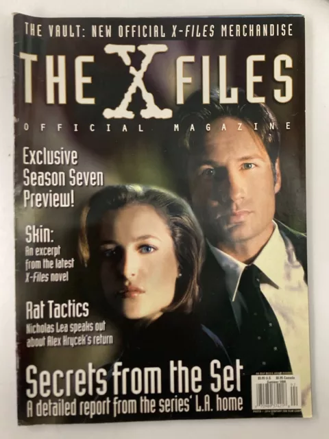 The X-Files Magazine Summer 1999 David Duchovny & Gillian Anderson No Label