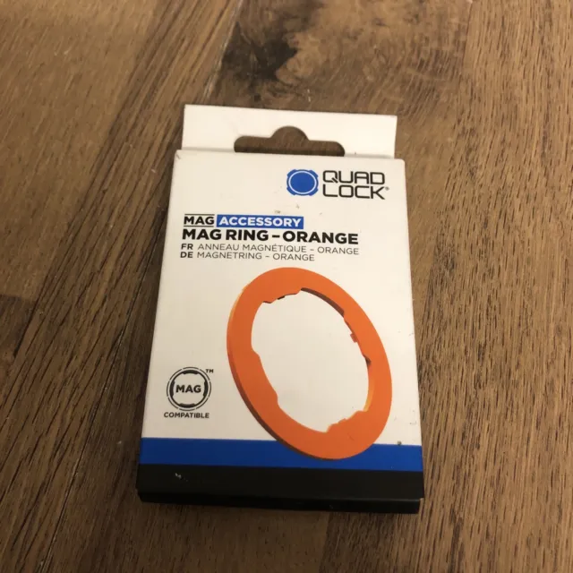 GENUINE Quad Lock MAG Colored Ring FOR ALL MAG CASES - Orange - Brand New