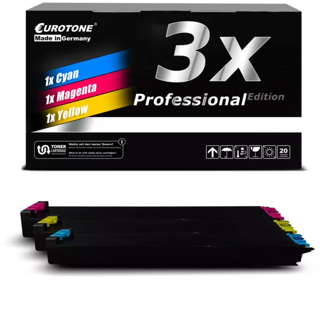 3x PRO Toner für Sharp MX-4101-N MX-5000-N MX-5100-N MX-3100-N MX-2301-N