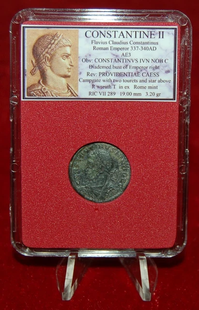 ANCIENT ROMAN EMPIRE Coin Of CONSTANTINE II Campgate On Reverse £38.74 ...