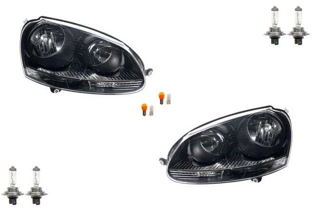 Lot De 2 Phares Avant H4 Gauche Et Droite Pour Peugeot J5 (1981-1994) - Neufs, Halogène Chromé