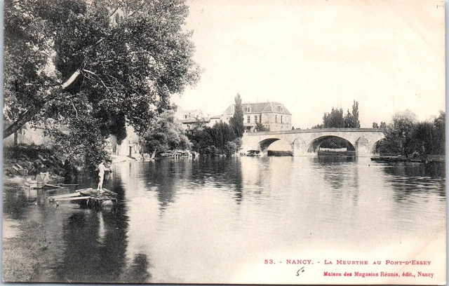 54 NANCY - la meurthe au pont d'essey