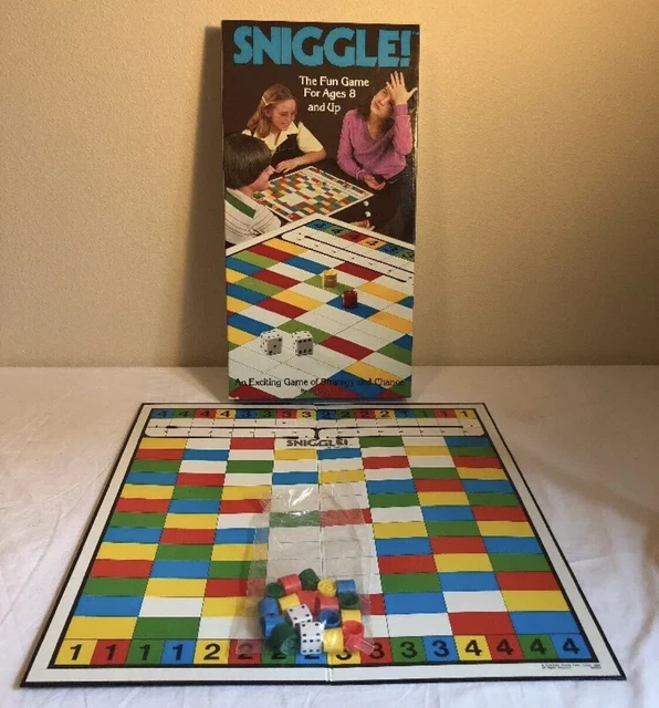 VINTAGE SNIGGLE BOARD Game by Amway Ages 8 & Up Complete £11.46 ...