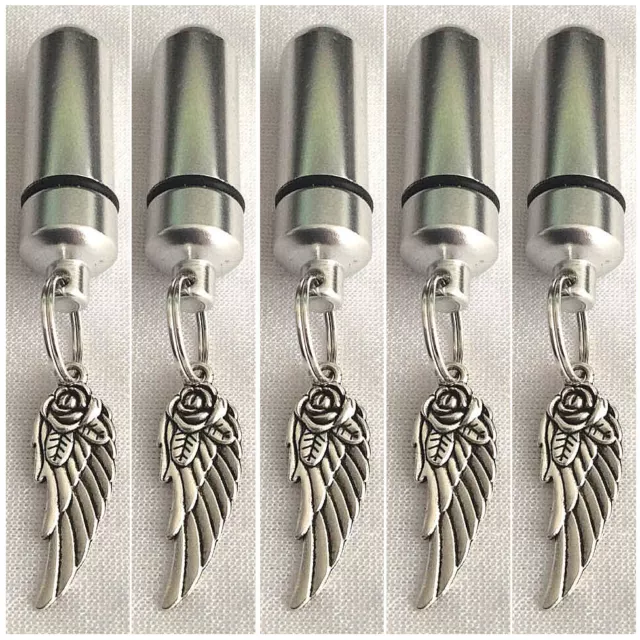 Cremation Jewellery Ashes Urn Set w Angel Wing Keepsake Memorial Necklace