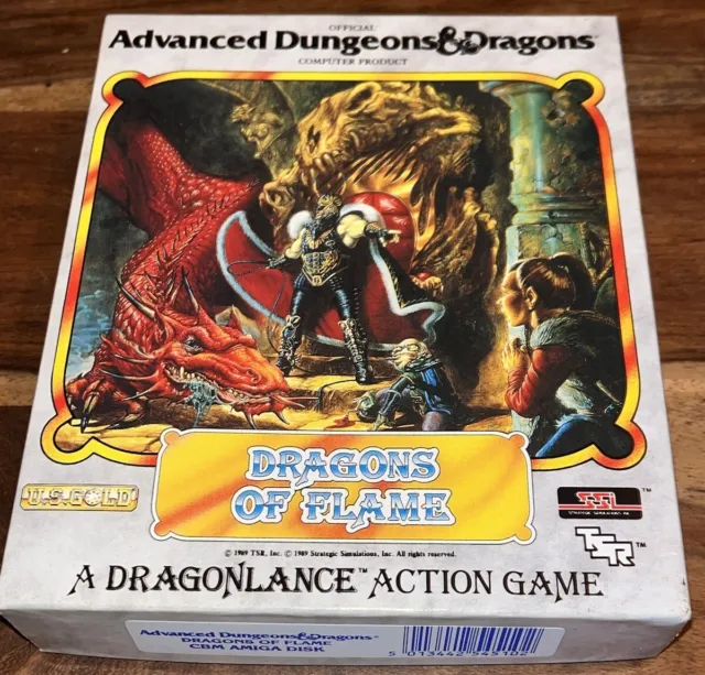 Amiga - ADVANCED DUNGEONS & DRAGONS DRAGONS OF FLAME - TESTED