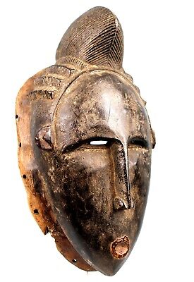 Art African Arts First - Antique Mask Portage Baoulé - 27; 5 CMS