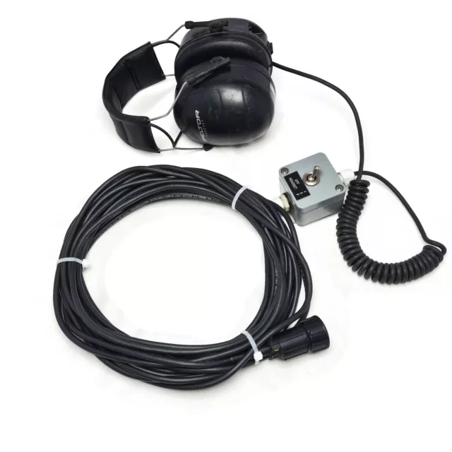 Zenitel VSP-36 PELP Portable Headset without Boom Microphone. Peltor MT7H79A