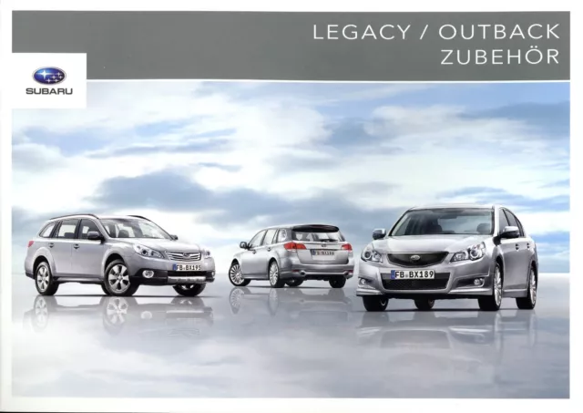 Subaru Accessories Legacy and Outback Prospectus 2010 10/10 D Brochure Accessories