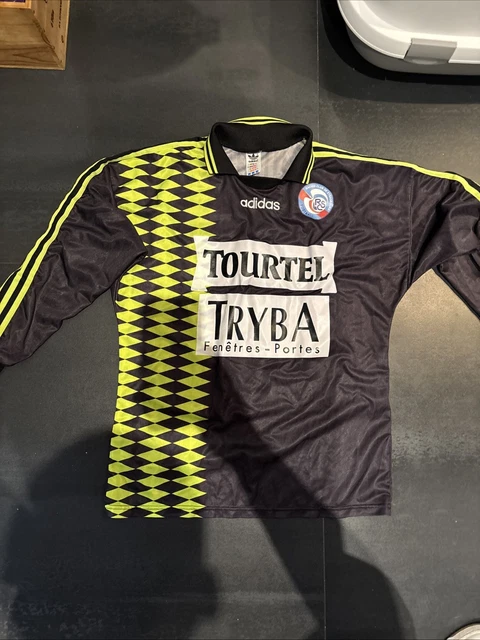 Maillot Gardien Racing Club De Strasbourg 1995-1996 - Adidas Taille L - RCSA