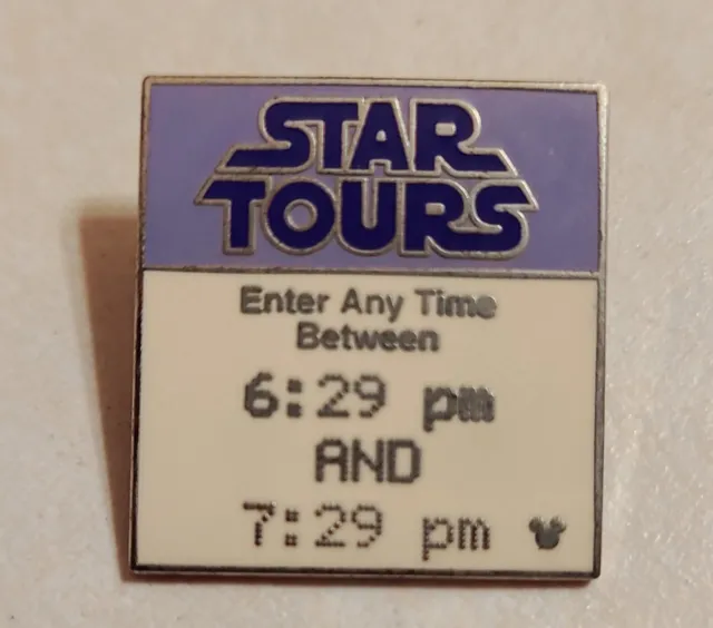 Star Tours - Hidden Mickey 2007 Disney Fast Pass Pin