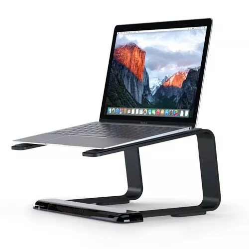 Griffin Elevator Computer Laptop Macbook/Macbook Air Stand - Black / Clear