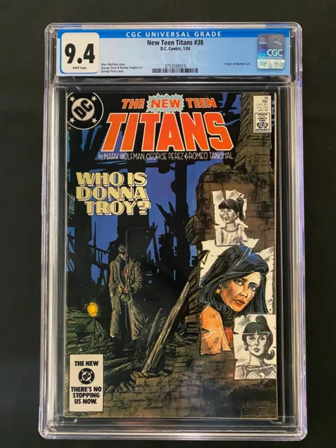 New Teen Titans #38 CGC 9.4 (1984) - Origin of Wonder Girl