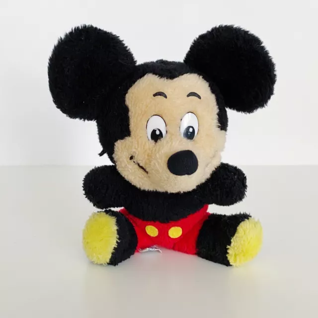 Mickey Mouse Vintage 80s Stuffed Plush Toy Disney Disneyland