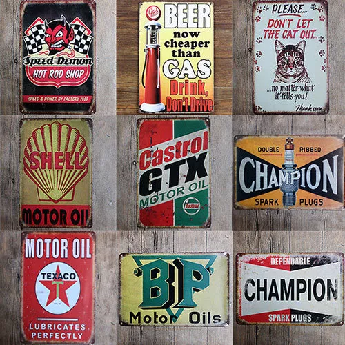 Tin Metal Sign Plaque Bar Pub Vintage Retro Wall Decor Poster Home Club Tavern