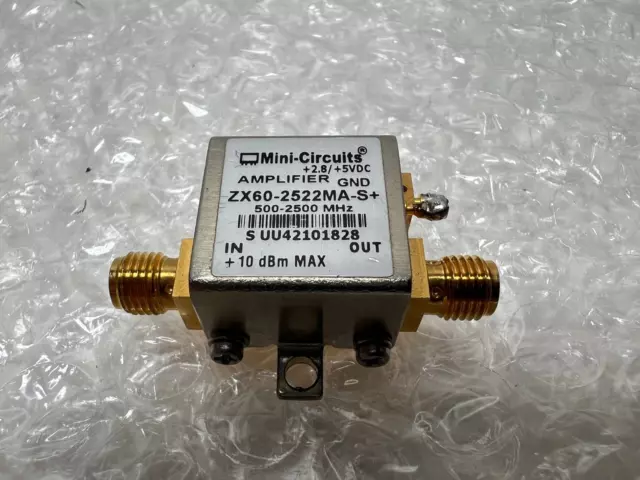 Mini-Circuits ZX60-2522MA-S+ Low Noise Amplifier, 500 - 2500 MHz, 50Ω SMA