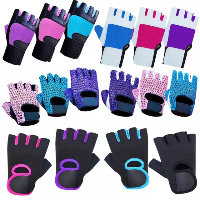 Ladies Weight Lifting Gloves Gym Training Bodybuilding Sports Workout Gloves