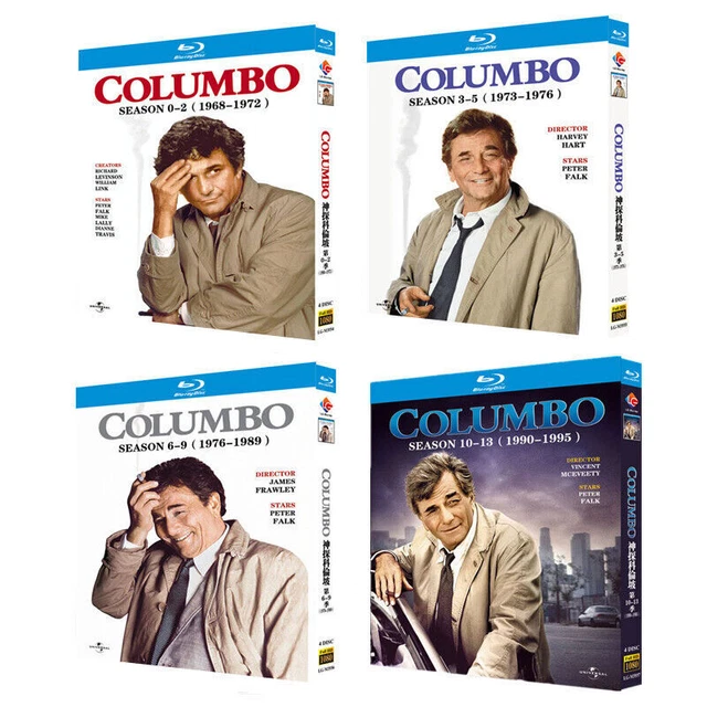 NEW BOX SET Columbo Season 1-13 BD Blu-ray Complete TV Series 16-Disc ...