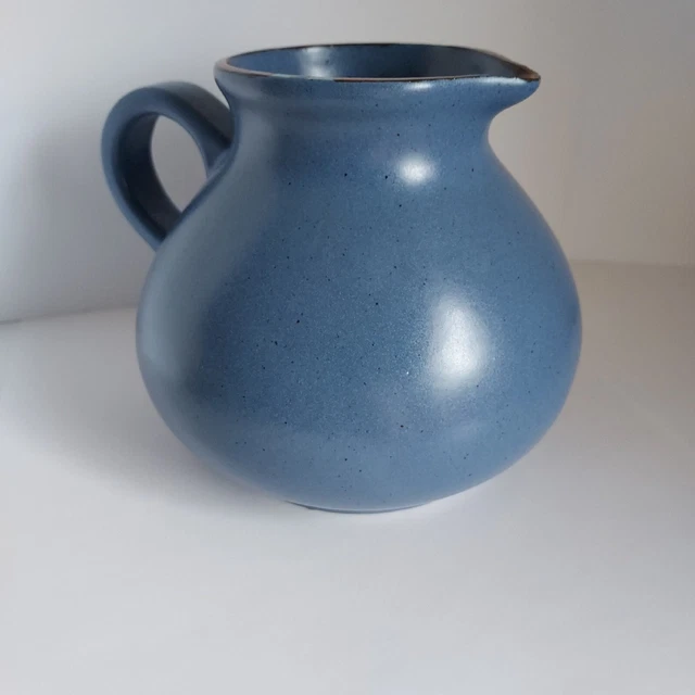 Dansk Mesa Sky Blue 48 Oz Water Lemonade Ice Tea 6" H. Pitcher Made In Portugal