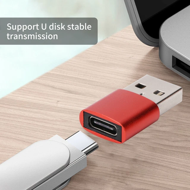 TypeC Adapter Converter Female To USB Male Fast Charging Computer Extender A SD3