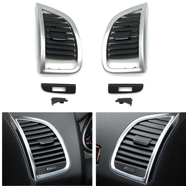 Black A/C Air Vent Grill Cover For Audi Q7 2007-2015 Front L + R 4L0 820 901 R