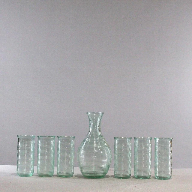 SIX ITALIAN Glasses and Carafe C. 1950s. 475.00 PicClick