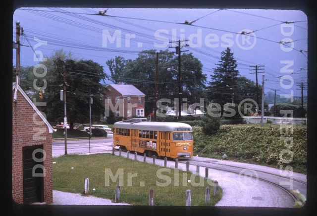 Duplicate Slide Streetcar / Tram  Baltimore Transit MD PCC 7111
