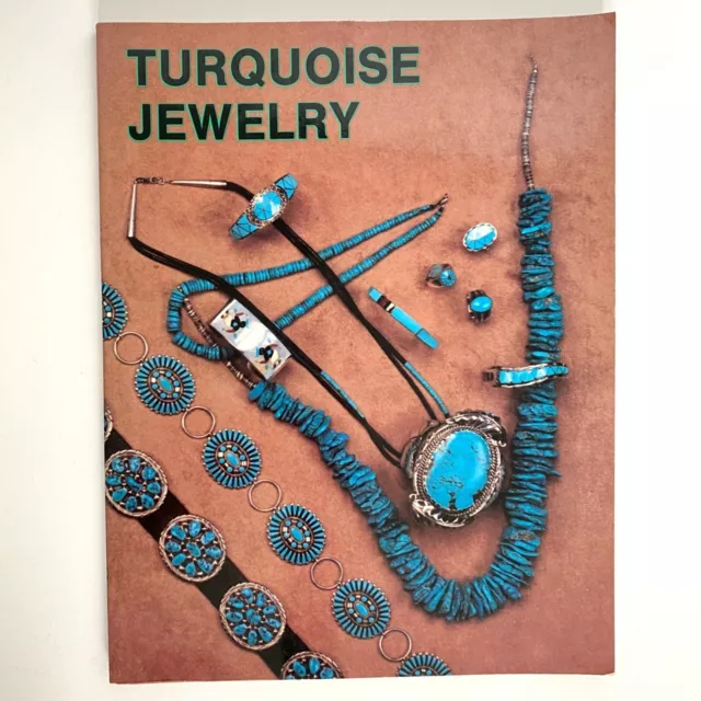 1990 Turquoise Jewelry Book Southwest Native American Indian by Nancy Schiffer