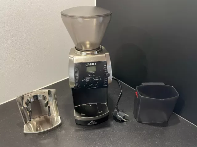 Kleine Kaffeemühle von Mahlkönig "Vario Home", mit elektronische Steuerung