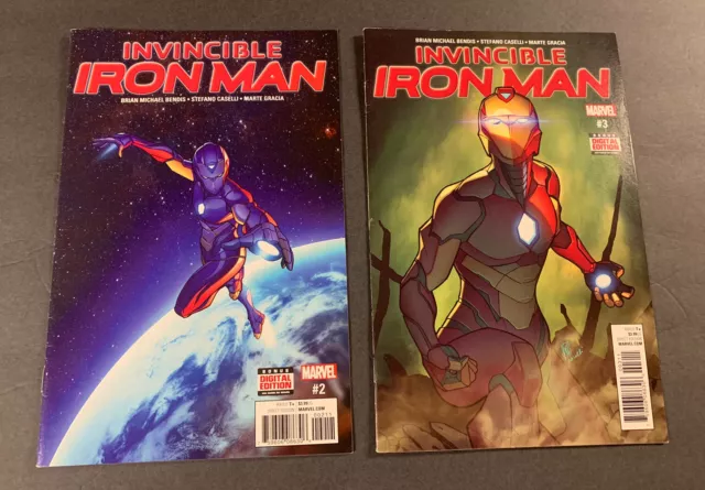 Invincible Iron Man 3 2017 Marvel Comics 1st RiRi Williams Ironheart Armor  VF