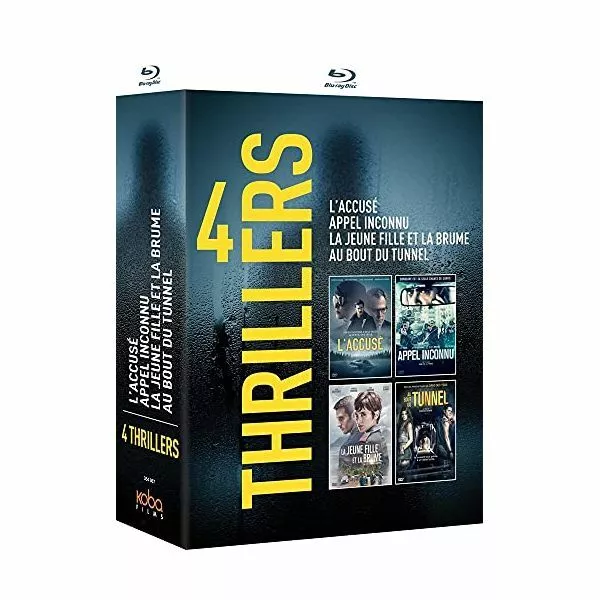 Blu-ray Neuf - Coffret 4 Thrillers : L'ACCUSÉ-Appel Inconnu-LA Jeune Fille ET LA
