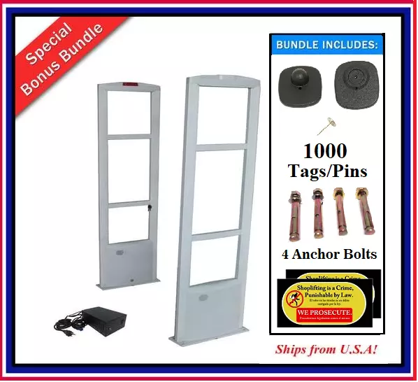 1000 Pkg- EAS Anti-theft Security System Checkpoint Compatible /1000 Sensor Tags
