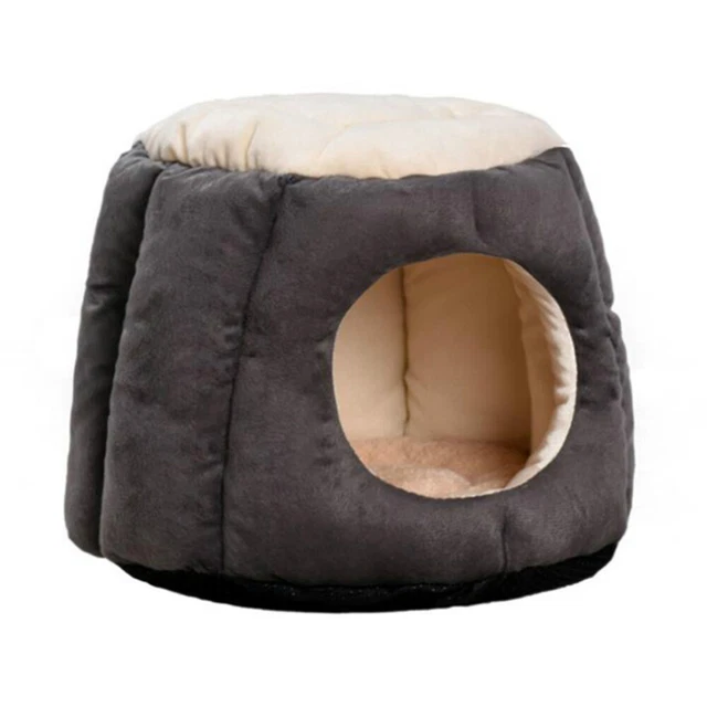 Mesa redonda casa para perros tienda de cachorros mascota creativa nido cálido cama para dormir
