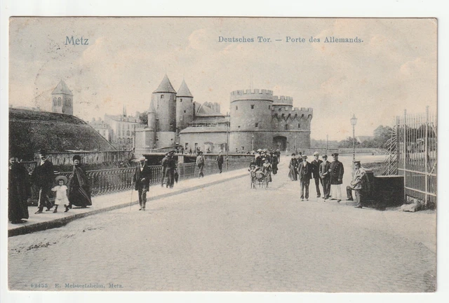 METZ  - Moselle - CPA 57 - Les portes - Porte des Allemands vue N° 19